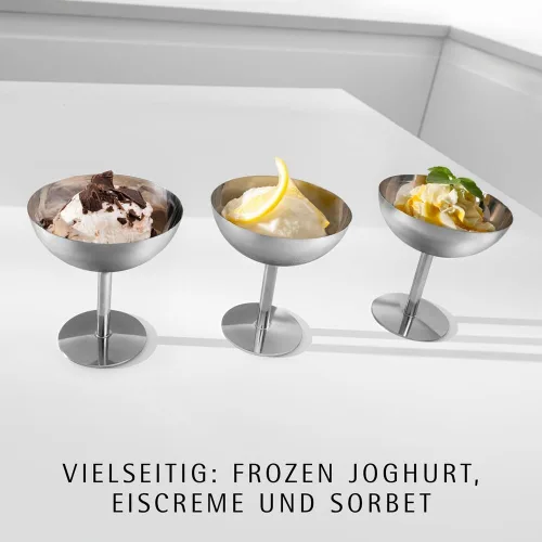 Vista 2 de WMF Máquina de helados CE 3 en 1, plata, 3 piezas