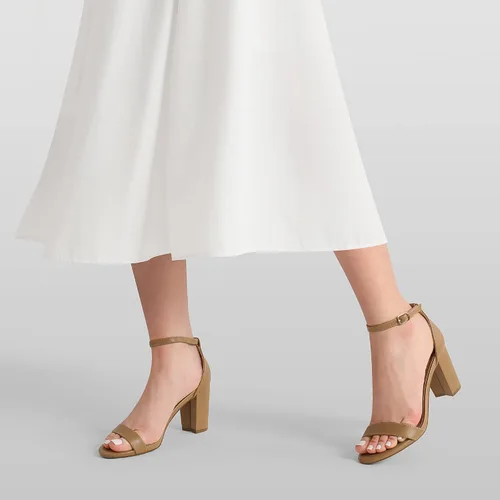 Vista 6 de DREAM PAIRS - Sandalias de tacón grueso y bajo para mujer