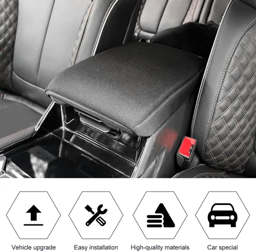 Vista 4 de RT-TCZ Funda para reposabrazos de consola central compatible con Jeep Grand Cherokee 2022 2023