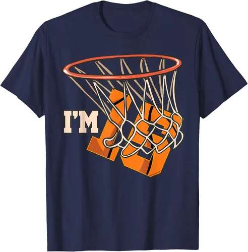 Vista 76 de Camiseta número 15 con temática de baloncesto para fiesta de cumpleaños, Negro, S