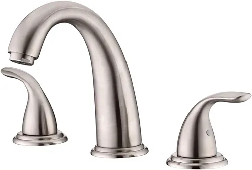 Vista 11 de SUMERAIN Grifo de bañera romana de baño de 2 asas, negro y dorado