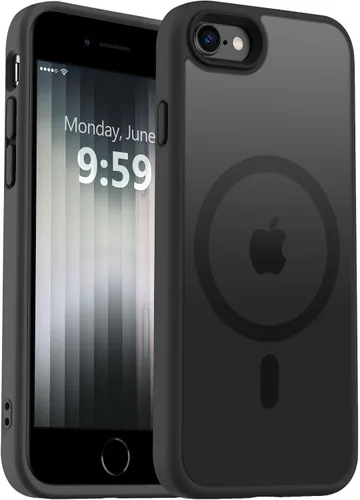 Vista 158 de MOCCA - Funda magnética resistente para iPhone XR de 6.1 pulgadas, compatible con MagSafe, funda con protección contra caídas de grado militar