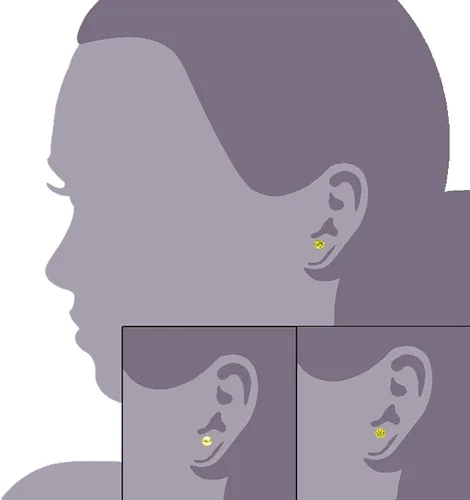 Vista 5 de JewelrieShop - Juego de aretes de tuerca de acero inoxidable con circonitas cúbicas y perlas de imitación, 3 pares de 0.236 in
