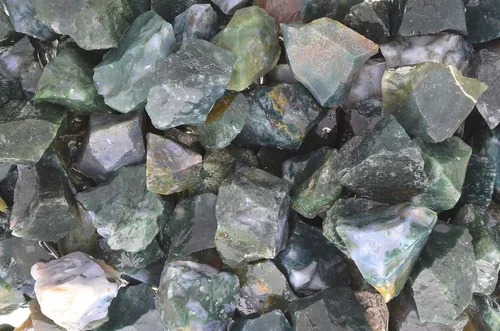 Vista 38 de Fantasia Materiales: 1 lb Ágata Gris Piedras en bruto de la India