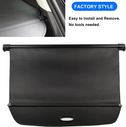 Vista 2 de Cubierta de carga para Volvo XC60 Accesorios 2010-2014 2015 2016 2017 Cubierta de carga para maletero trasero