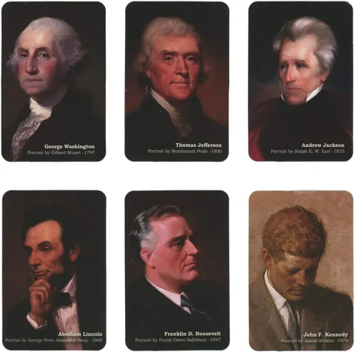 Vista 4 de BMC Presidents of the United States Series 1: Figura de plástico 6pc Set