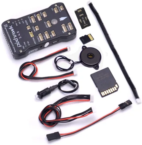 Vista 5 de Readytosky Pixhawk PX4 Controlador de vuelo Pixhawk 2.4.8 32 Bit tablero de control de vuelo+interruptor de seguridad+zumbador+divisor I2C módulo