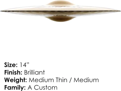 Vista 2 de Zildjian A20550 14" A Custom Mastersound Hi-Hats Platillos