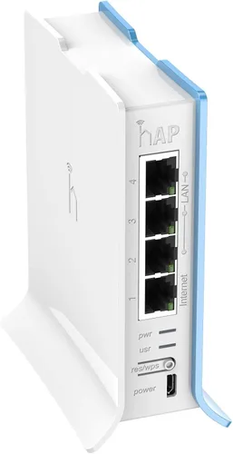 Vista 3 de Mikrotik RB941-2nD-TC hAP Lite 32MB 4 X 10/100 2.4Ghz 802.11b/g/n 2x2 OSL4