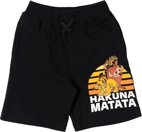 Vista 2 de Disney Mickey Mouse Lion King Pixar Cars Toy Story French Terry - Paquete de 2 pantalones cortos para niños pequeños a grandes