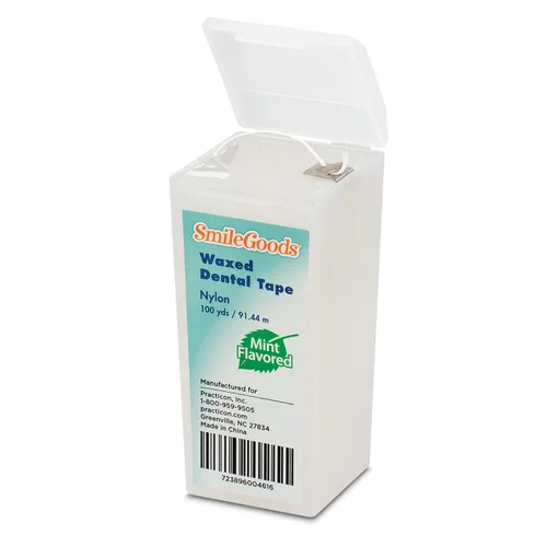 Vista 3 de SmileGoods - Cinta dental encerada, 100 yardas, sabor a menta