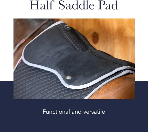 Vista 3 de LeMieux Half Saddle Pad - Almohadillas de sillín inglesas para caballos - Equipos y accesorios de equitación ecuestre