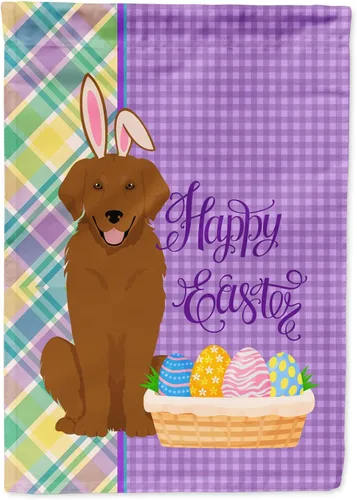 Vista 85 de Caroline's Treasures WDK4925GF Bandera de Pascua Airedale Terrier negra y tostada, tamaño jardín, bandera decorativa para patio exterior, patio
