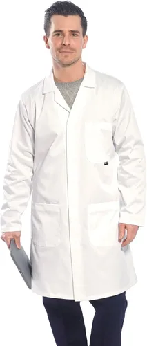 Vista 7 de Portwest Higiene & Almacén Abrigo Ventilado Grande Blanco Ref 2852LGE Wht