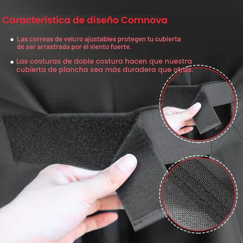 Vista 6 de Comnova - Cubierta de parrilla para Pit Boss 440D, cubierta de madera prémium para ahumador de pellets de madera para Pitboss, impermeable y Negro
