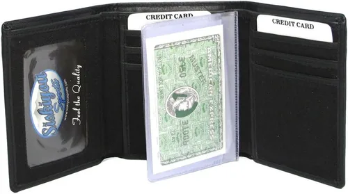 Vista 3 de Siskiyou Sports NFL unisex Leather Tri-fold Wallet