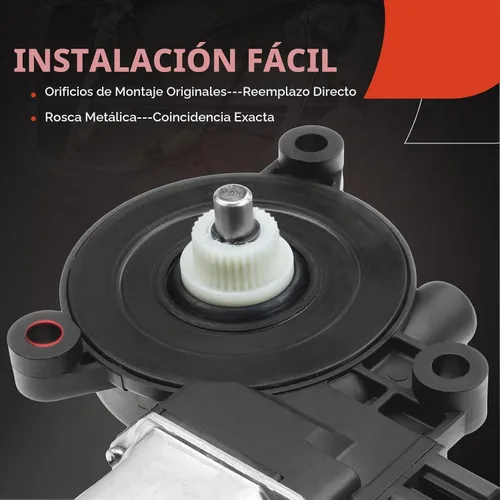 Vista 6 de A-Premium Motor de elevación de ventana eléctrica delantera o trasera lado del conductor, con 2 pines