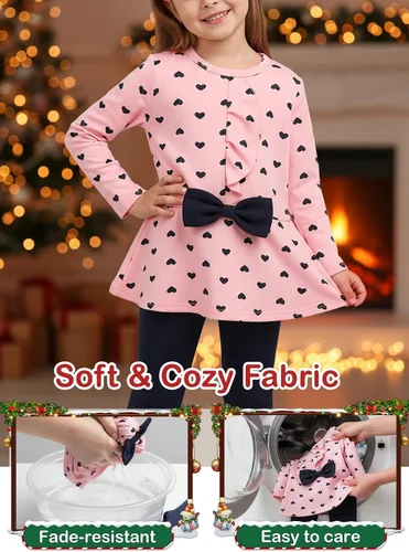 Vista 4 de Adorable ropa para bebé, 2 piezas para niña
