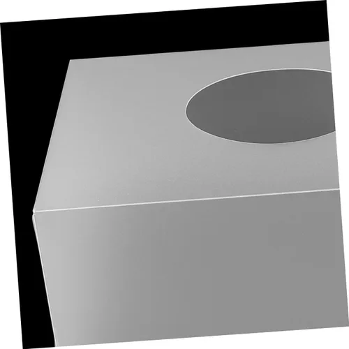 Vista 3 de Caja de plástico para rifa, caja de boletos, caja de sugerencias vacía, caja de donación, caja organizadora de escritorio para concurso de votación