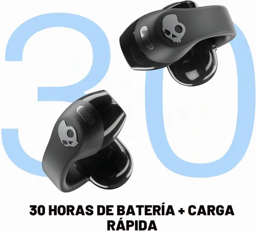 Vista 3 de Skullcandy Push 720 Open Wireless Open-Ear Bluetooth Earbuds - True Black