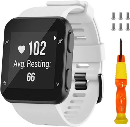 Vista 13 de NotoCity Correa de reloj de repuesto de silicona suave para Garmin Forerunner 35, compatible con Forerunner 35 Smartwatch