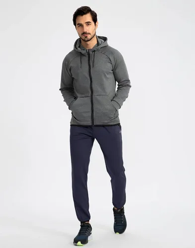 Vista 6 de Pudolla Pantalones deportivos de forro polar para hombre, pantalones deportivos suaves y cálidos para invierno, para gimnasio, entrenamiento