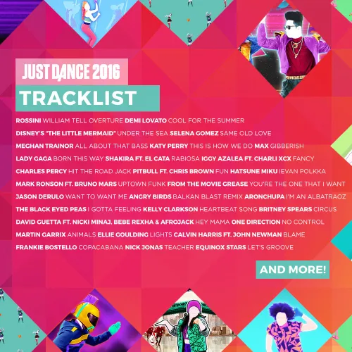 Vista 7 de Just Dance 2016 (Gold Edition) Wii U