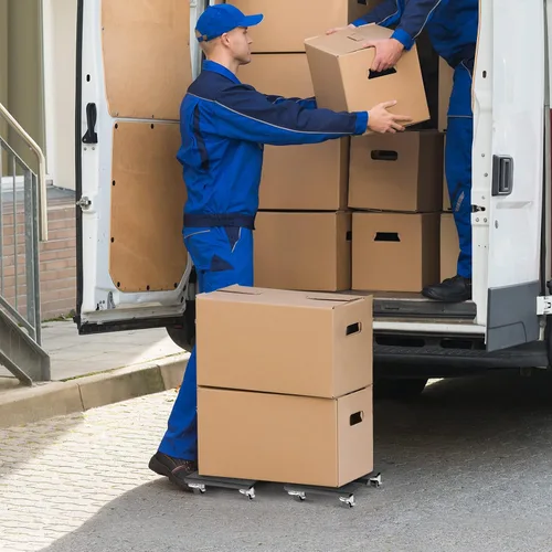 Vista 8 de SHANTRA Plataforma para Muebles con 4 ruedas, Juego de 2 Plataformas Rodantes con Capacidad de Carga de 454 kg, Mudanzas de Muebles con Ruedas