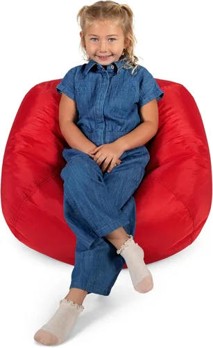 Vista 26 de Big Joe Avocado PlushiPals - Silla de puf súper suave para niños, ultra suave mezcla de poliéster y peluche, 2.5 pies recargable 2.5 feet