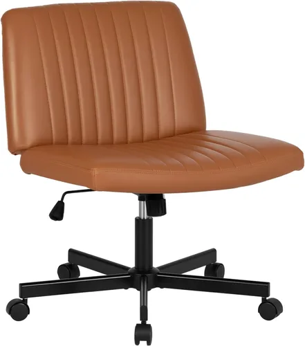 Vista 14 de PayLessHere Silla cruzada con ruedas Rosa Silla de escritorio sin brazos