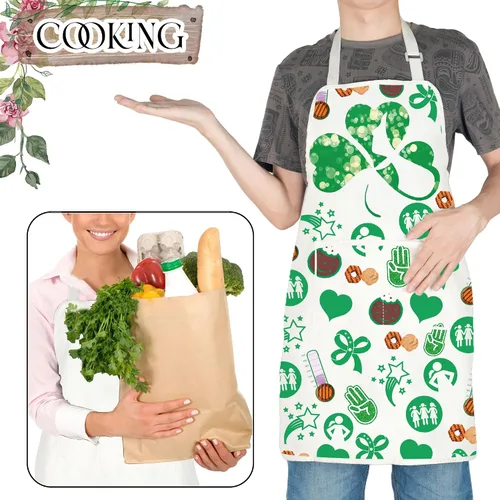 Vista 5 de TOBGBE Troop Leader Gifts Apron Dealer Pockets Apron for Chaos Coordinator Boss Manager Gift