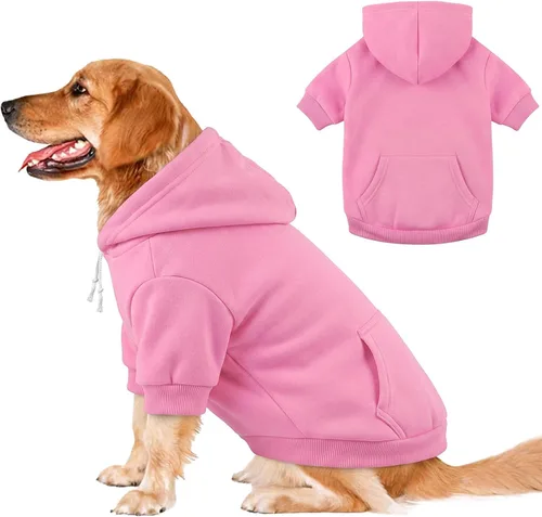Vista 17 de Dog Sweaters for Small Dogs, Dog Hoodie Apparel Sweatshirt Clothes Negro