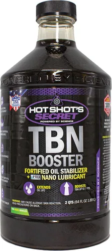 Vista 5 de Hot Shot's Secret TBN Booster - Aditivo de aceite, 16 onzas líquidas, 12 unidades púrpura (HSSTBN16Z-12PK) Helps increase TBN while protecting