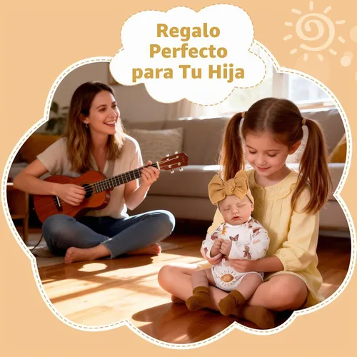 Vista 8 de Aori Muñecas de Bebé Reborn Realistas de la Vida Real Muñecas de Bebé de 20'' Bebé Recién Nacido Durmiendo Niña con Ropa de Muñeca Arcoíris