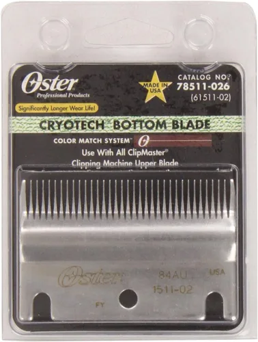 Vista 2 de Oster Clipmaster - Cuchilla de corte inferior, tamaño 84AU (078511-026-001)