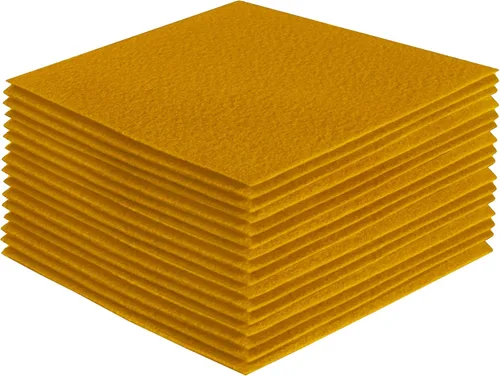 Vista 108 de FabricLA Hojas de fieltro acrílico para manualidades, cuadrados de fieltro precortados suaves de 4 x 4 pulgadas (3.9 in x 3.9 in), utiliza hojas