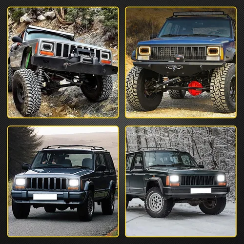 Vista 5 de BESTZHEYU 2 faros delanteros de 5 x 7 compatibles con Chevy Express 1500 2500 3500 Cargo Van F-150 F-250 F-350 Wrangler YJ Cherokee XJ Kenworth T300
