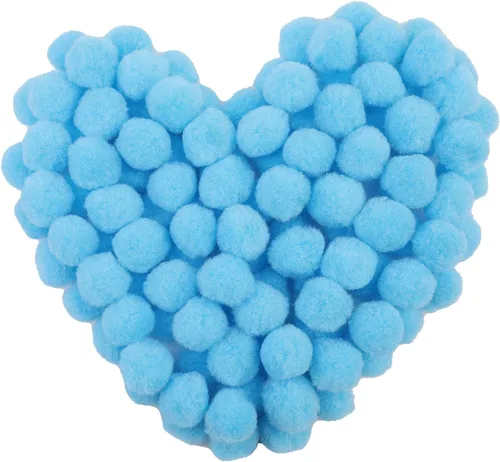 Vista 21 de MORFEN 150 pompones, pompones negros de 1 pulgada, bolas de pompón mullido, pequeños pompones para manualidades, proyectos de manualidades