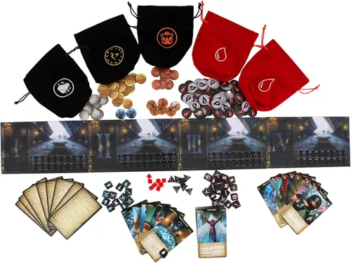 Vista 2 de Cult of The Deep: un juego de mesa de estrategia de 45-75 minutos para 4-8 jugadores, para luchar por los controles de rituales y monstruos míticos