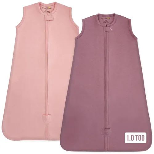 Vista 62 de Mama Cheetah Saco de dormir para bebé de 0.5 TOG, Manta portátil de algodón orgánico para bebé con cremallera bidireccional, Saco de dormir