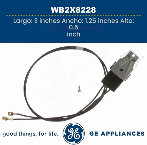 Vista 4 de GE WB2X8228 Kit de receptáculo y cable de elemento OEM genuino para cocinas eléctricas GE