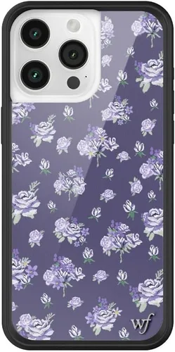 Vista 43 de Wildflower Cases - Funda Surf's Up, Compatible con Apple iPhone 15 Pro Max Moderno, Rojo, Morado, Floral, Verano, Playa - Parachoques Protector
