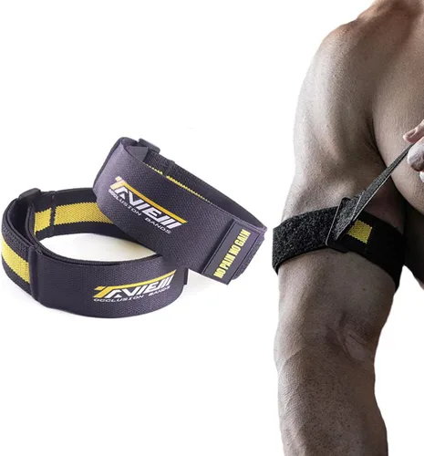 Vista 2 de Occlusion Bands, Quick Release Biceps Blow Flow Restriction Bands,Bicep Bands for Arm Fitness and Bodybuilding Gain Fast Muscle Growth Without