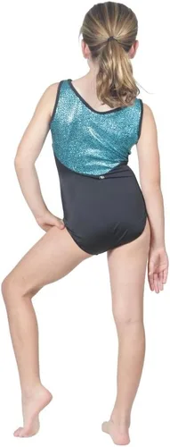 Vista 2 de Maillot de gimnasia sin mangas para niñas de competición y de 18 pulgadas a juego (muñeca no incluida)