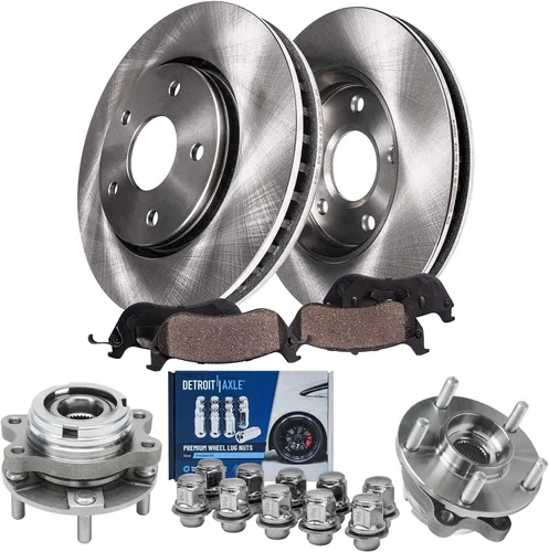 Vista 29 de Detroit Axle - Kit de frenos para Mazda CX-5 2019-2024, rotores de freno de disco pastillas de freno de cerámica con herrajes 2020 2021 2022 2023