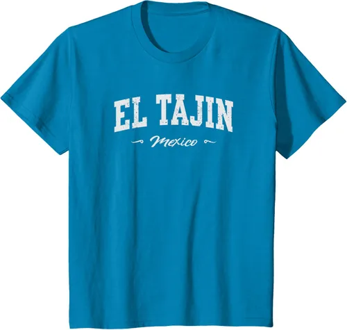 Vista 55 de Camiseta de recuerdo deportivo El Tajin Mexico, Negro