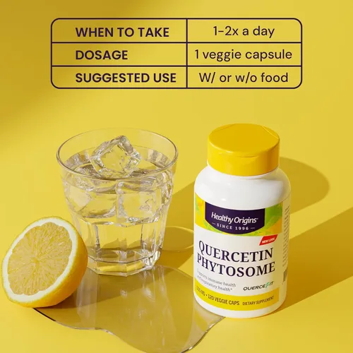 Vista 5 de Healthy Origins Fitosoma de quercetina 500 mg