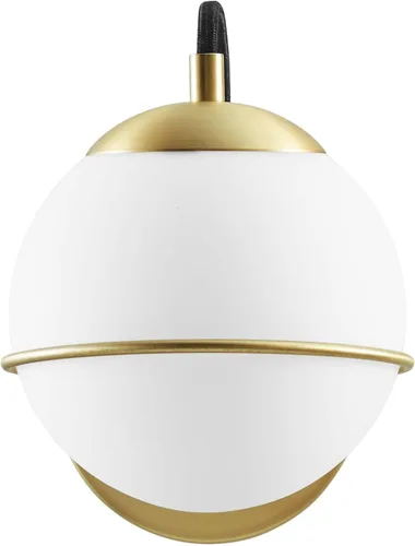 Vista 4 de Modway EEI-5308-OPA-GLD Aplique de pared Hanna, ópalo