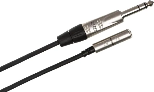 Vista 2 de Hosa HXMS-005 Pro Cable adaptador de auriculares, REAN 0.138 in TRS a 1/4 pulgadas TRS, 5 pies