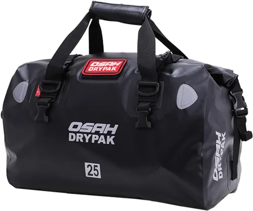 Vista 15 de Bolsa de lona impermeable y maleta - Bolsa seca para motocicleta, bolsas de sillín con cierre enrollable, gran espacio de almacenamiento, para Negro